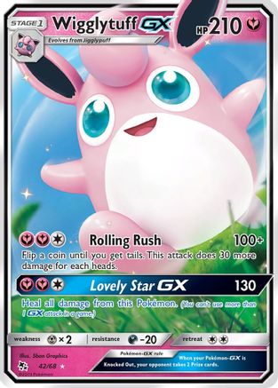 Wigglytuff GX 042/68 [Hidden Fates]  - Holofoil