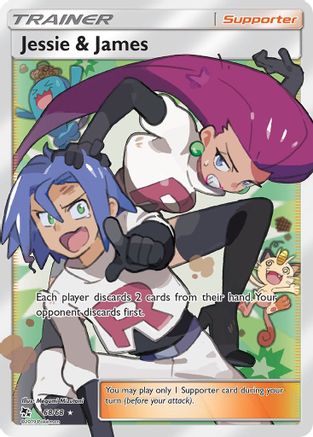 Jessie & James (Full Art) 068/68 [Hidden Fates]  - Holofoil