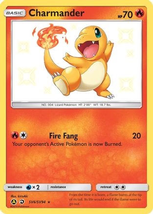 Charmander SV6/SV94 [Hidden Fates Shiny Vault]  - Holofoil