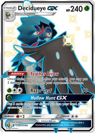 Decidueye GX SV47/SV94 [Hidden Fates Shiny Vault]  - Holofoil