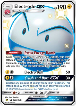 Electrode GX SV57/SV94 [Hidden Fates Shiny Vault]  - Holofoil