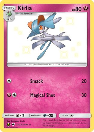 Kirlia SV35/SV94 [Hidden Fates Shiny Vault]  - Holofoil