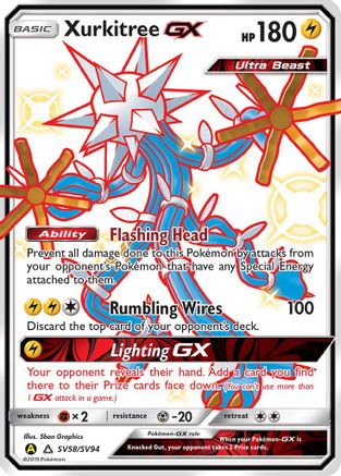 Xurkitree GX SV58/SV94 [Hidden Fates Shiny Vault]  - Holofoil