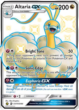 Altaria GX SV77/SV94 [Hidden Fates Shiny Vault]  - Holofoil