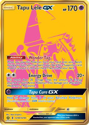 Tapu Lele GX SV94 [Hidden Fates Shiny Vault]  - Holofoil