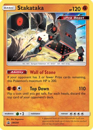 Stakataka SM209 [SM Promos]  - Holofoil