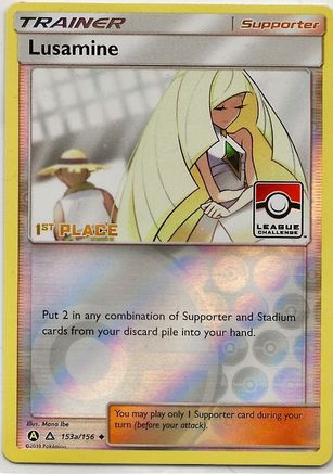 Lusamine 153a/156 [League & Championship Cards]  - Reverse Holofoil