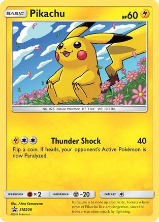 Pikachu SM206 [SM Promos]  - Holofoil