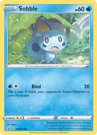 Sobble SWSH003 [SWSH Sword & Shield Promo Cards]  - Holofoil