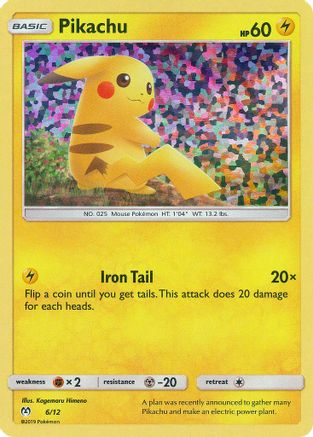 Pikachu 006/12 [McDonalds Promos 2019]  - Holofoil