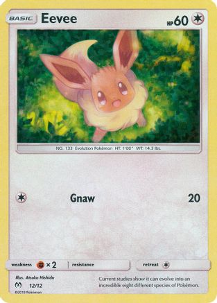 Eevee 012/12 [McDonalds Promos 2019]  - Holofoil