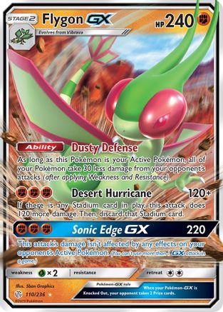 Flygon GX 110/236 [SM  Cosmic Eclipse]  - Holofoil
