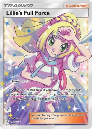 Lillie's Full Force (Full Art) 230 [SM  Cosmic Eclipse]  - Holofoil