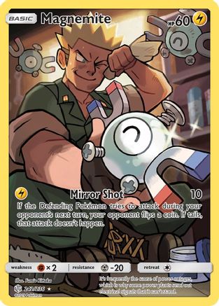 Magnemite (Secret) 242/236 [SM  Cosmic Eclipse]  - Holofoil