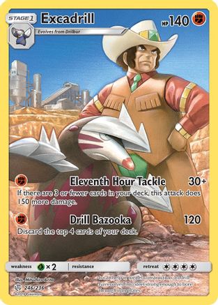 Excadrill (Secret) 246/236 [SM  Cosmic Eclipse]  - Holofoil