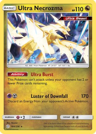 Ultra Necrozma 164/236 [SM  Cosmic Eclipse]  - Reverse Holofoil