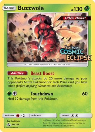 Buzzwole SM218 [SM Promos]  - Holofoil