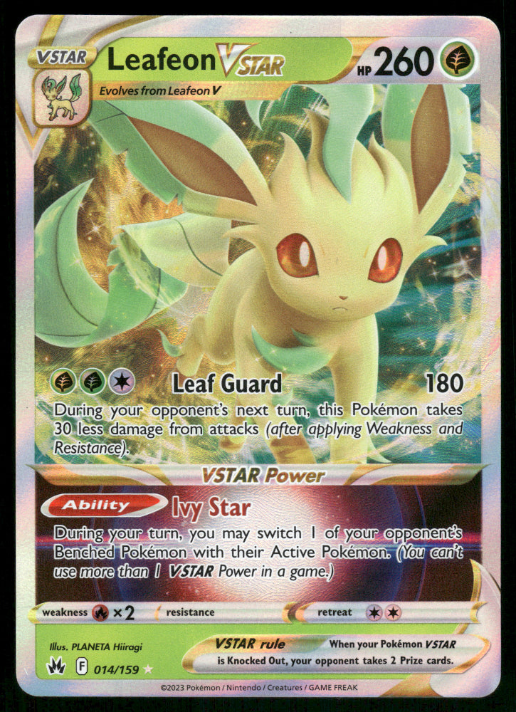 Leafeon VSTAR 014/159 Crown Zenith