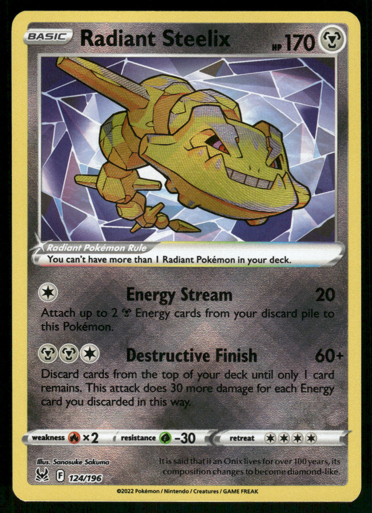 Radiant Steelix 124/196 Lost Origin
