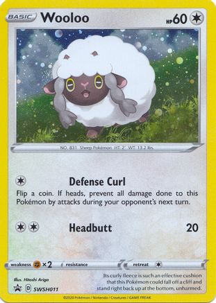 Wooloo SWSH011 [SWSH Sword & Shield Promo Cards]  - Holofoil