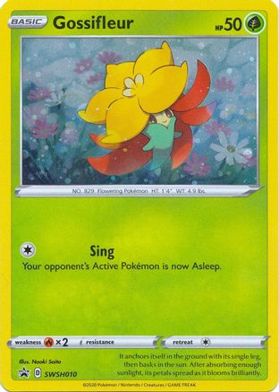 Gossifleur SWSH010 [SWSH Sword & Shield Promo Cards]  - Holofoil