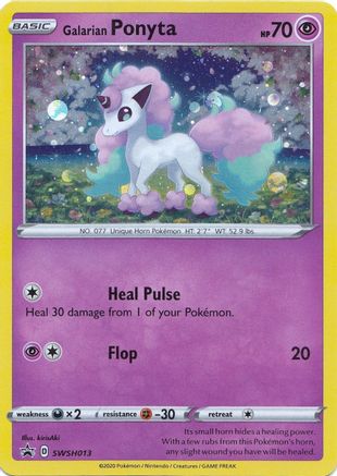 Galarian Ponyta SWSH013 [SWSH Sword & Shield Promo Cards]  - Holofoil