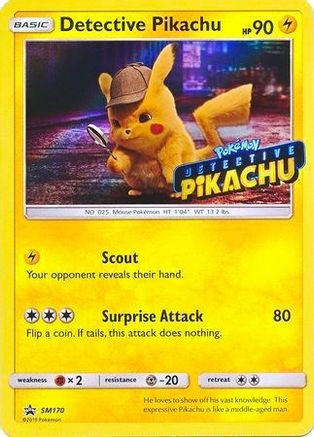 Detective Pikachu SM170 [SM Promos]  - Holofoil
