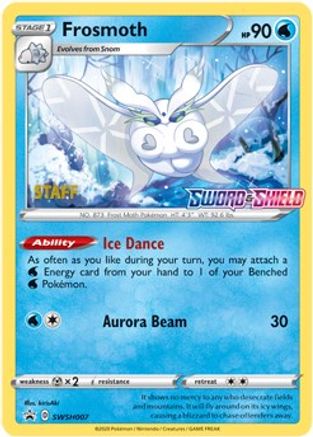 Frosmoth SWSH007 [SWSH Sword & Shield Promo Cards]  - Holofoil