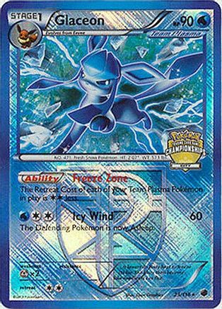 Glaceon 023/116 [League & Championship Cards]  - Reverse Holofoil