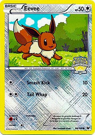 Eevee 084/108 [League & Championship Cards]  - Reverse Holofoil