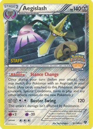 Aegislash 085/146 [League & Championship Cards]  - Reverse Holofoil