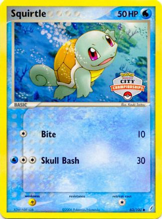Squirtle 063/100 [League & Championship Cards]