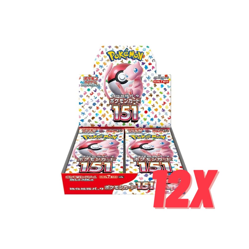Case of Pokemon 151 Booster Box sv2a