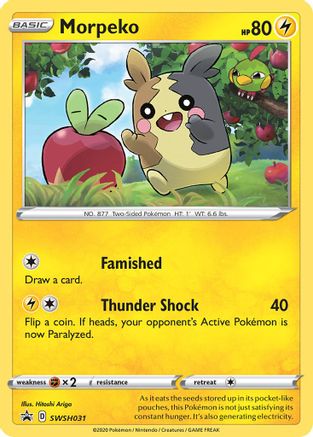 Morpeko SWSH031 [SWSH Sword & Shield Promo Cards]  - Holofoil