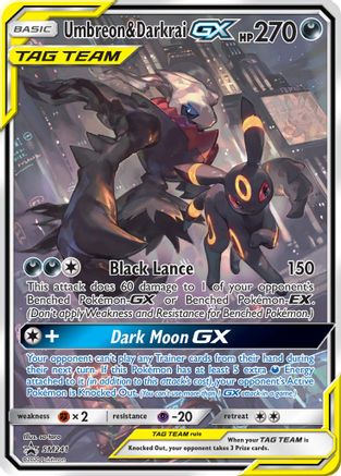 Umbreon & Darkrai GX SM241 [SM Promos]  - Holofoil