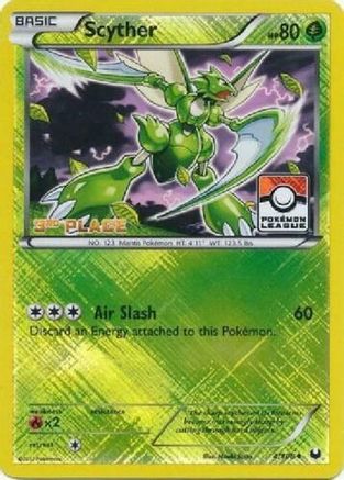 Scyther 004/108 [League & Championship Cards]  - Reverse Holofoil