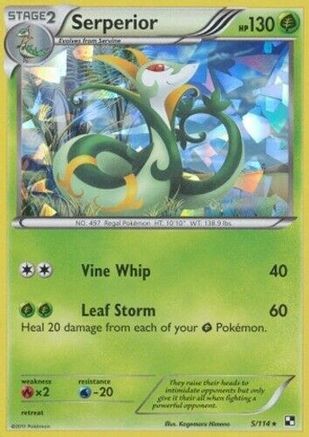 Serperior 005/114 [Deck Exclusives]  - Holofoil