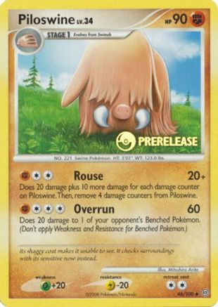 Piloswine 046/100 [Nintendo Promos]