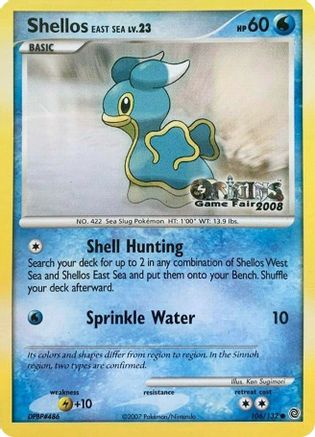 Shellos East Sea 106/132 [Nintendo Promos]