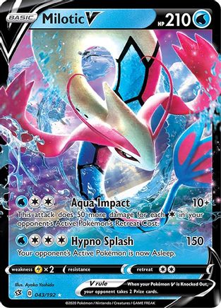 Milotic V 043/192 [SWSH02 Rebel Clash]  - Holofoil