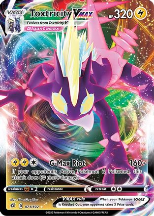Toxtricity VMAX 071/192 [SWSH02 Rebel Clash]  - Holofoil