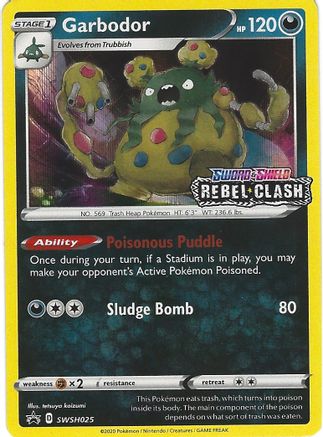 Garbodor SWSH025 [SWSH Sword & Shield Promo Cards]  - Holofoil