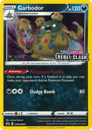 Garbodor SWSH025 [SWSH Sword & Shield Promo Cards]  - Holofoil