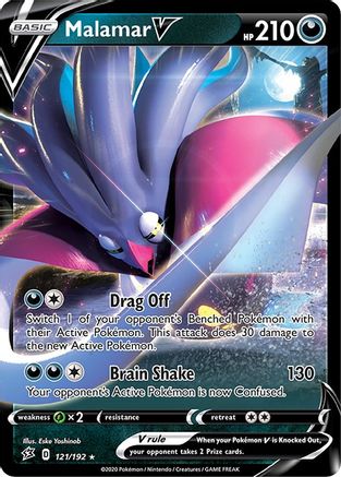 Malamar V 121/192 [SWSH02 Rebel Clash]  - Holofoil