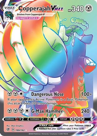 Copperajah VMAX (Secret) 199/192 [SWSH02 Rebel Clash]  - Holofoil