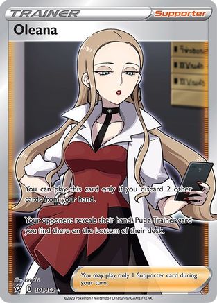Oleana (Full Art) 191/192 [SWSH02 Rebel Clash]  - Holofoil