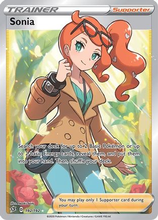 Sonia (Full Art) 192/192 [SWSH02 Rebel Clash]  - Holofoil