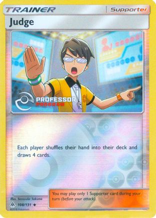 Judge (2019) 108 [Professor Program Promos]  - Reverse Holofoil