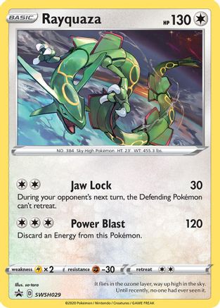 Rayquaza SWSH029 [SWSH Sword & Shield Promo Cards]  - Holofoil