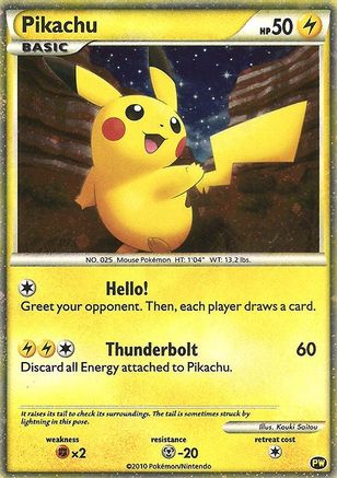 Pikachu (English) 0PW [Pikachu World Collection Promos]  - Holofoil